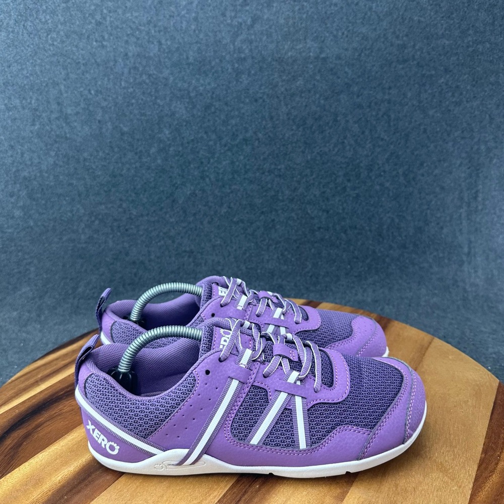 Xero Shoes Prio Womens 7 Purple Barefoot Minimalist Running Fitness Sneakers